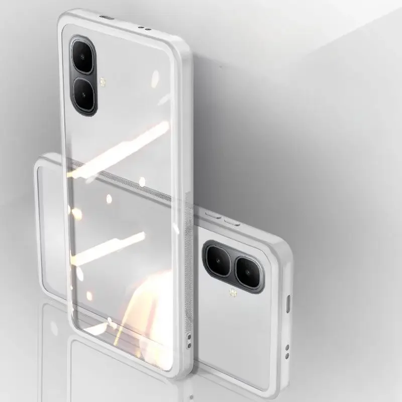 حافظة شفافة لهاتف انفينيكس سمارت 10 بلس بلون شفاف من السيليكون المقاوم للصدمات غطاء كامل لهاتف انفينيكس سمارت 10 بلس