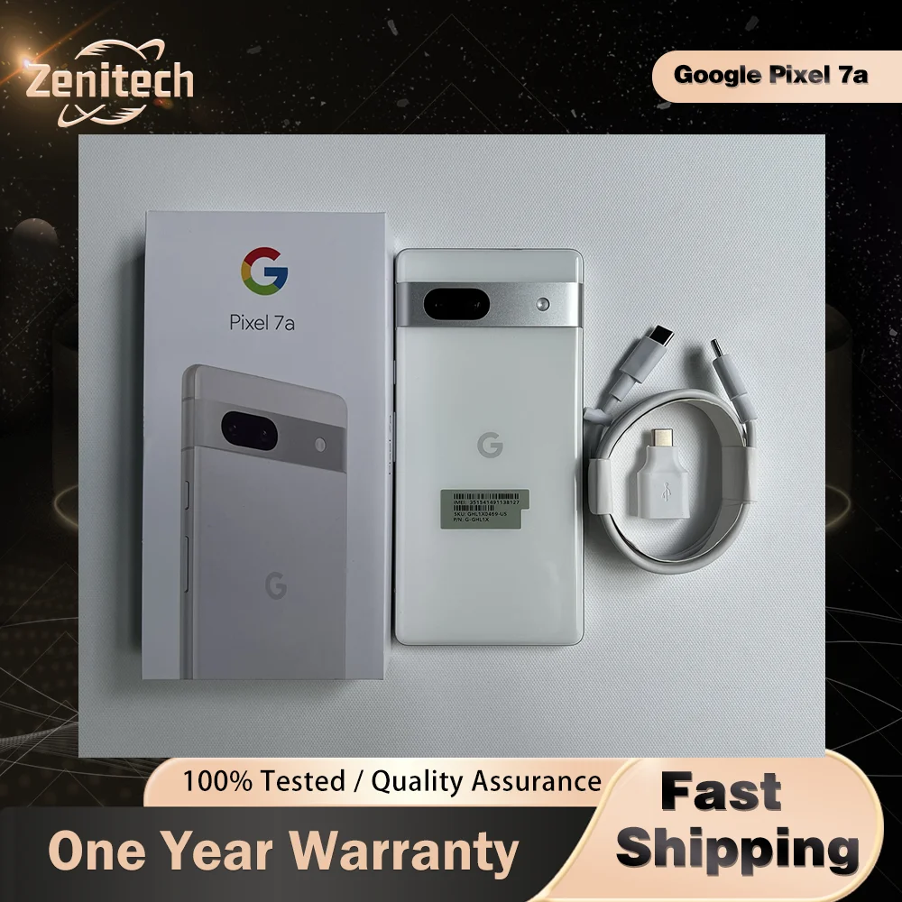 Google Pixel 7A 128GB ROM 6.1" OLED 8GB RAM NFC Google Tensor G2 eSIM Octa Core Desbloqueado Android Original Pixel7A 7a teléfono