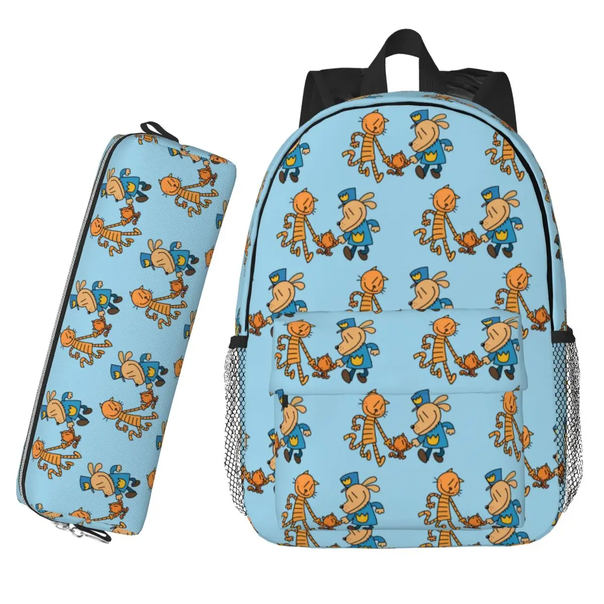 

Dog Man, Lil Petey, And Big Petey Fan Art Backpack Hot Sale Large Capacity Boys Girls BookBag Children School Bag Pencil Case
