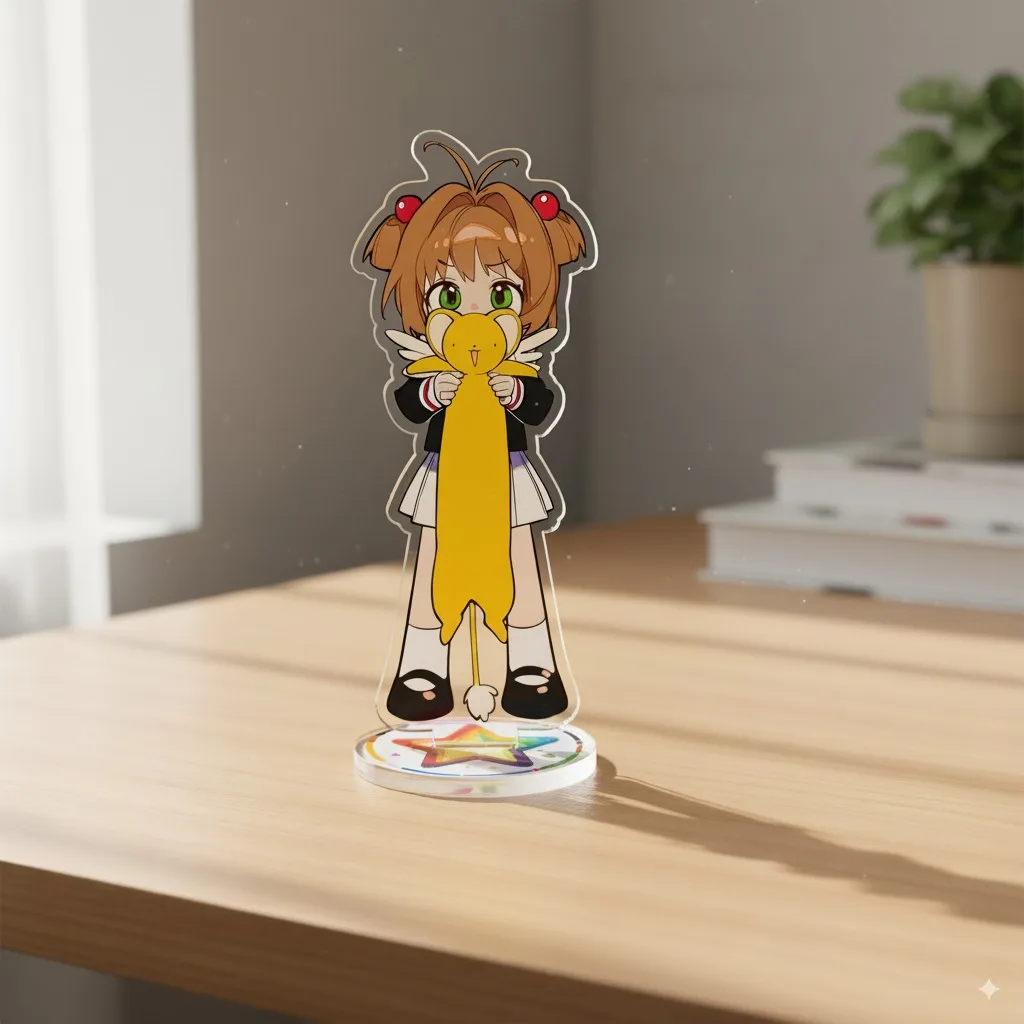 ملحقات الآسر بطاقة الرسوم المتحركة ساكورا: نموذج ستانديس أكريليك، هدايا تزيين سطح المكتب ساكورا كينوموتو تومويو-دايدوجي