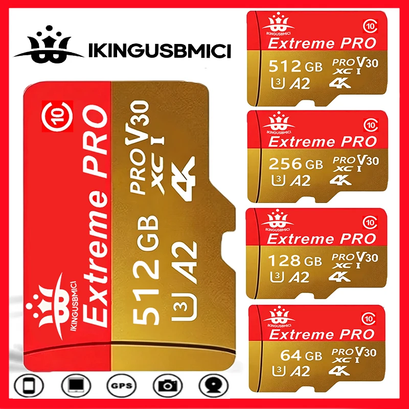 32gb 64gb 128gb 256gb 512gb Flash Card for Phone Class10 Original Memory Tf Reliable High Speed Quality High Quality Class 10