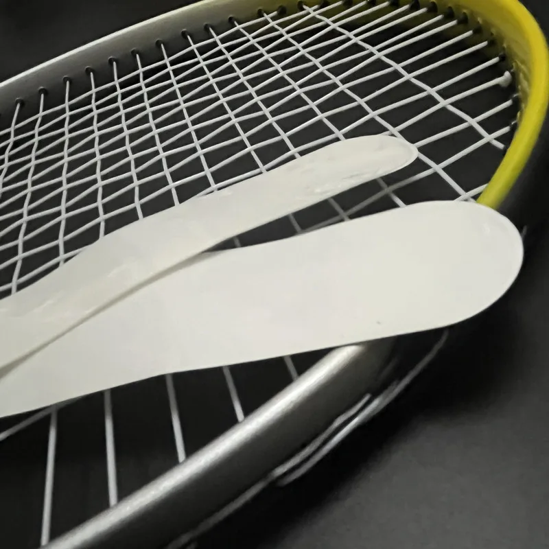 2 Stück dickes, selbstklebendes Klebeband für Tennisschlägerkopf, transparentes TPU, Tenniszubehör, Schlägerrahmen, Anti-Lackierung – Detail 8