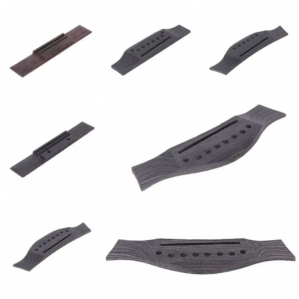 

Wood Acoustic Guitar Bridge Pins Upper Lower Saddle Nut Sets Rosewood Tailpiece Qin Ma Wood Guitar Saddle Bridge Qin Qiao