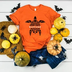 Orange Day Tshirt Every Child Matters T Shirt  Indigenous Awareness Equality T Shirts Women Tshirts Orange Day Gift Vintage Tops