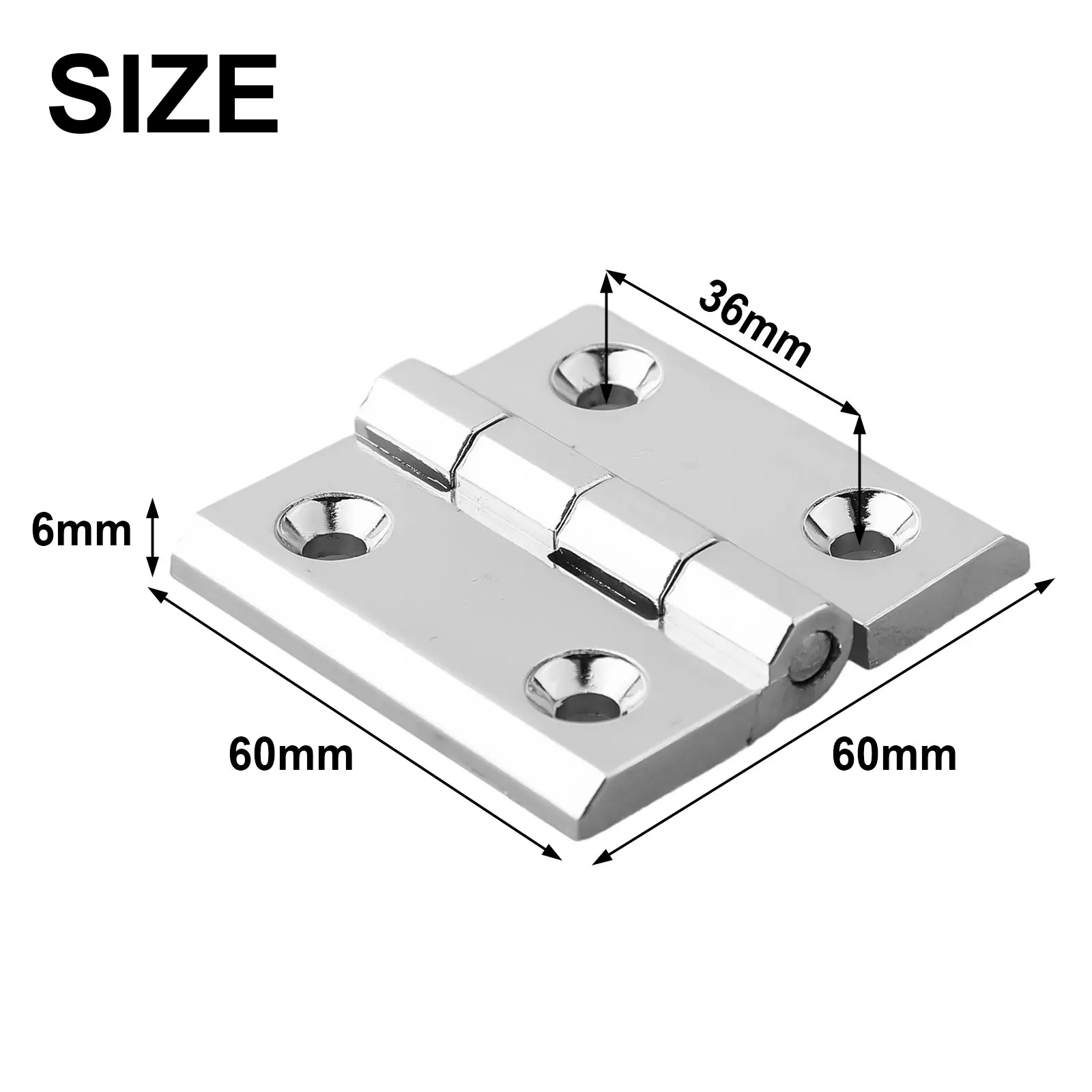 1pcs Detachable Hinge Slip Joint Flag Lift Off Door Stainless Steel 40x40 50x50 60x60mm Wardrobes And Doors Hardware Furniture