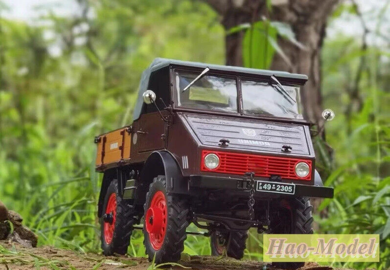 Schuco 1/18 Voor Mercedes Unimog U401 Legering Diecast Auto Model Rode Ornamenten Speelgoed Jongens Verjaardagscadeaus Hobby Display Collectie