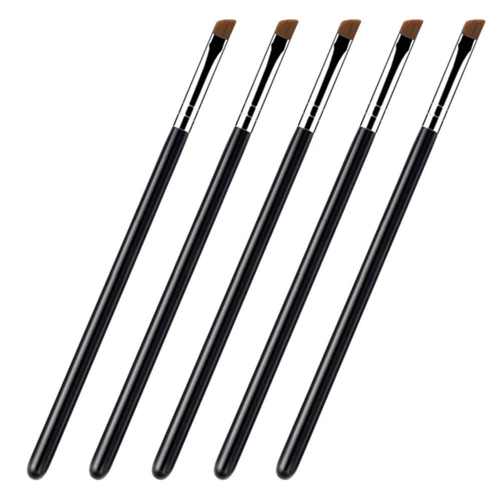 

5Pcs High Quality Eyebrow Brushes Eyeliner Makeup Tool Kit Portable Lightweight Cosmetic Eye Brush Set