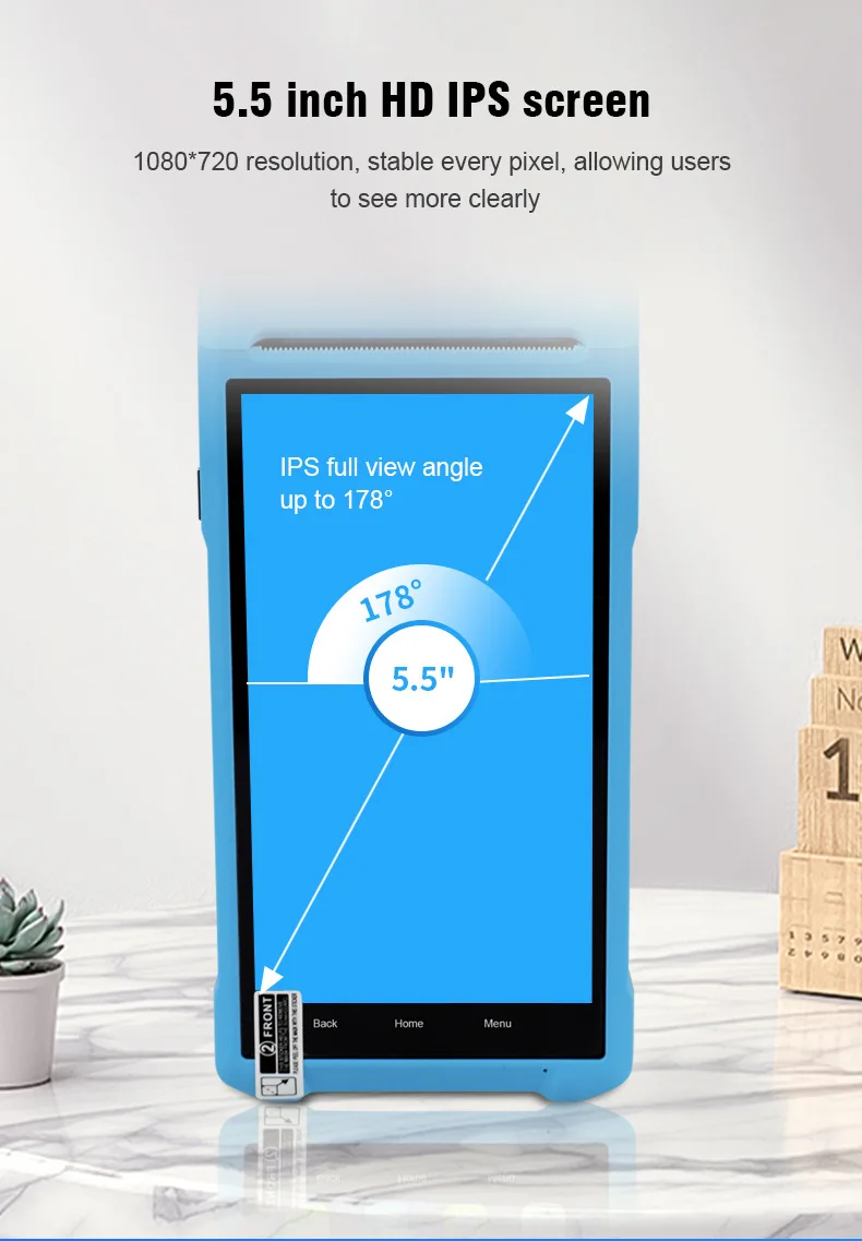 Android Catering Code Scanning Cash Register Printing Mall Cash Register Intelligent Cash Collection Handheld PDA Terminal