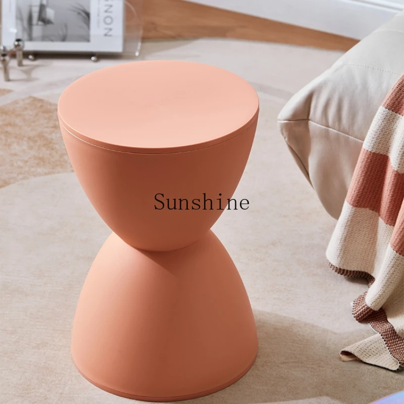 Creative plastic small stool household modern living room sturdy small stool