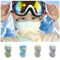 Windproof Balaclava Mask Warm Cold-Proof Children Ski Mask Breathable Full Face Headgear Riding Hiking Cycling Cap Sports