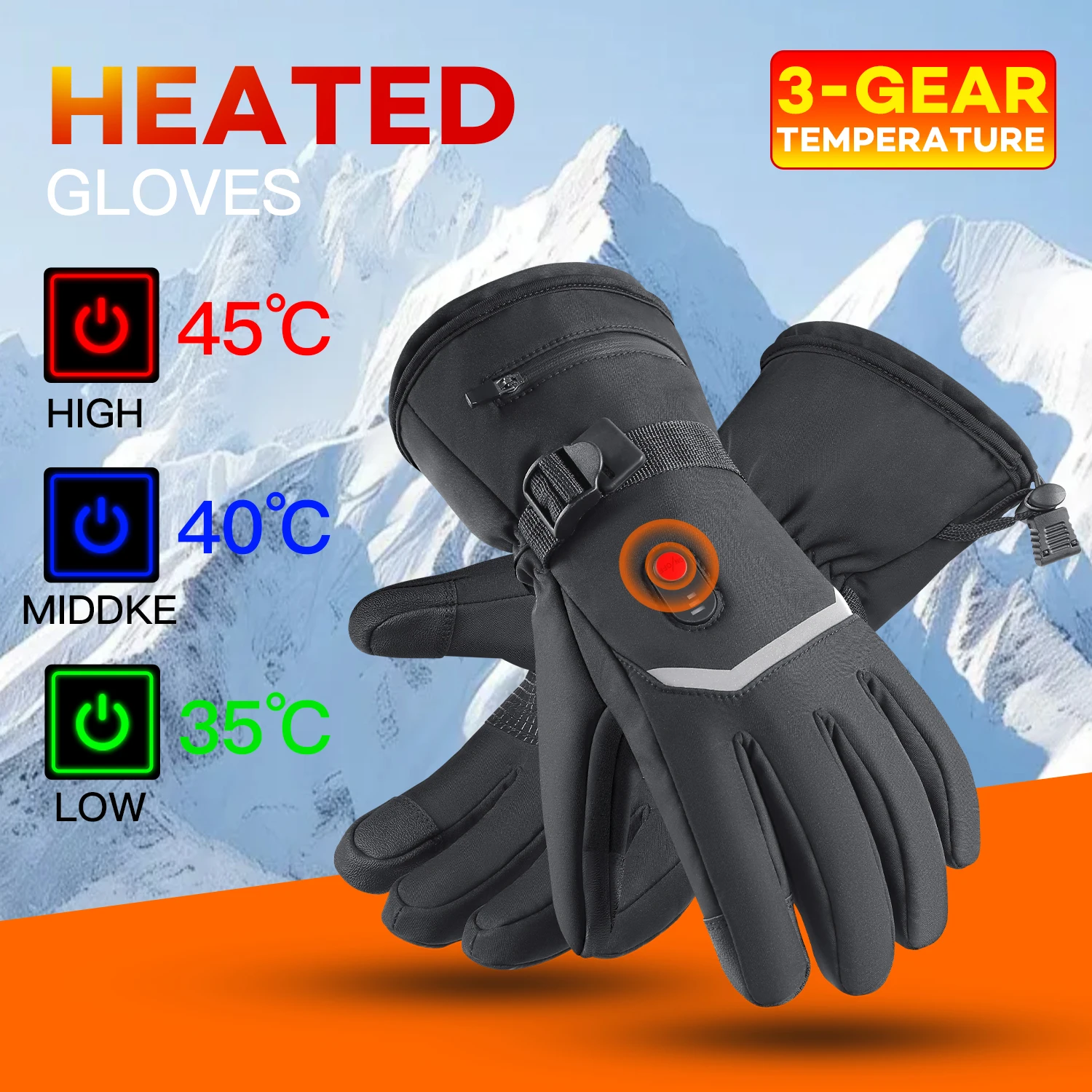 Thumbnail 2 - #35 Heated Motorcycle Gloves Price Drop Alerts