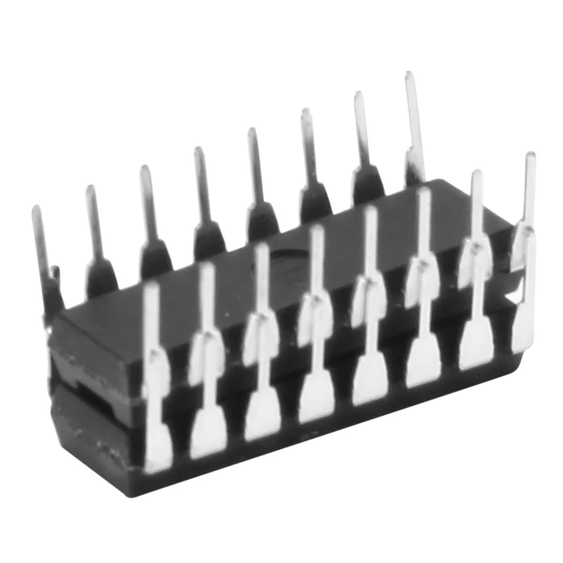 -September 170 Pieces 10 Types Integrated Circuit Chip Assortment Kit, DIP IC Socket Set For Opamp Single Precision Timer Pwm