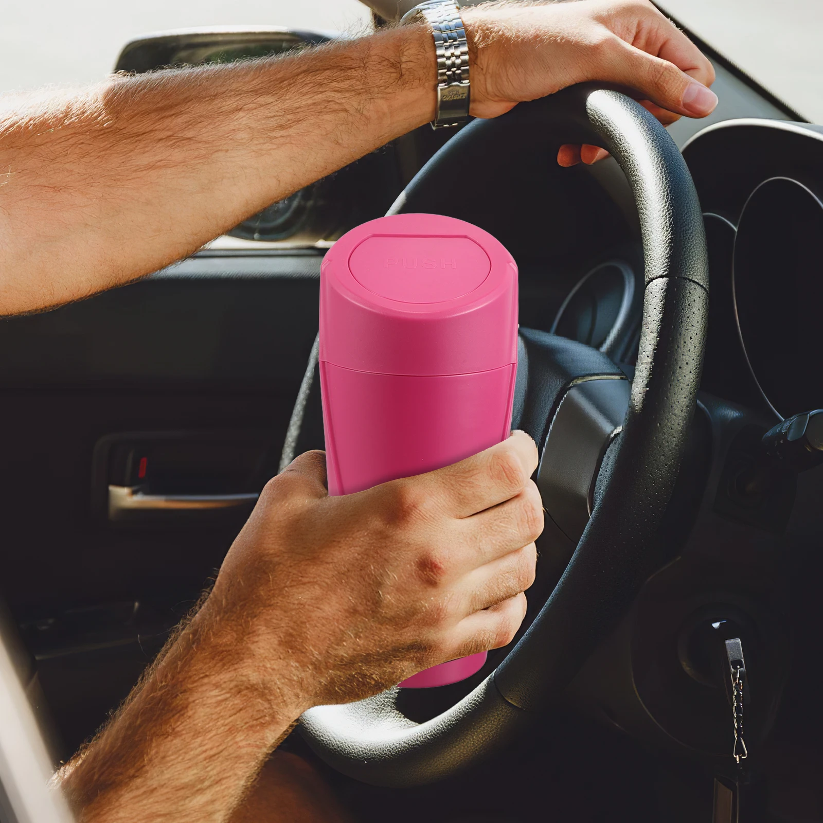 

Multifunctional Car Trash Can With Lid Leakproof Mini Garbage Bin For Auto Interior Front Back Seat Home Kitchen Living Room