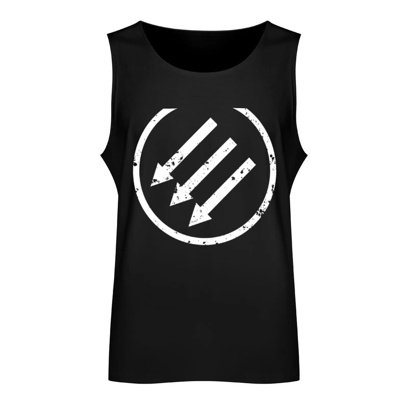 Iron Front Tank Top Men's gym t-shirts muscle t-shirt Men's gym