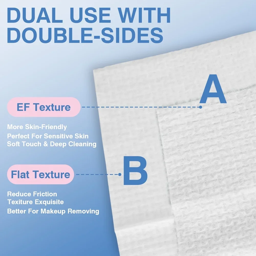 150 عدد مناشف الوجه القابلة للتحلل الحيوي للاستعمال مرة واحدة، مناشف تنظيف ناعمة، إزالة مكياج البشرة الحساسة، السفر، رعاية الحيوانات الأليفة المنزلية