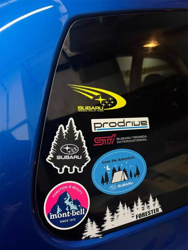 

Suitable for Subaru Impreza WRX STI WRC rally car stickers, rear wing modification stickers body stickers, and window decoration