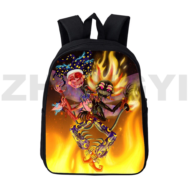 3D Print Fnaf Sundrop Moondrop Bookbag Sac A Dos Student School Bag Women Fashion Backpack Men 12/16 Inch Travel Bags for Girls