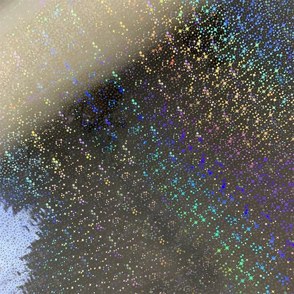 Bopp Transparent Holographic Starlet Design Thermal Lamination Film