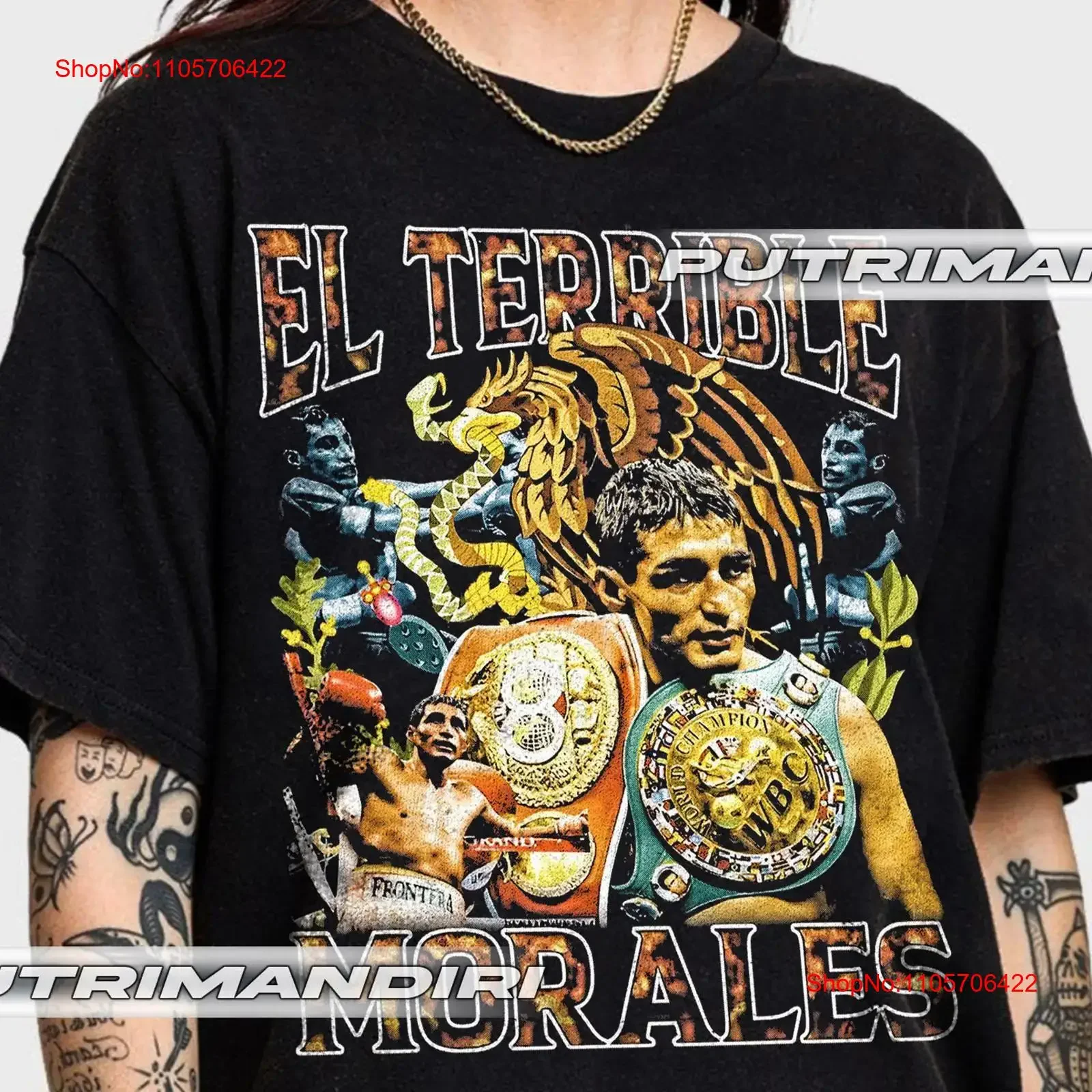 El Terrible Morales Softstyle T Shirt PMT0074 vintage Washed Soft Slightly Unisex Top For Everyday Wear streetwear Casual