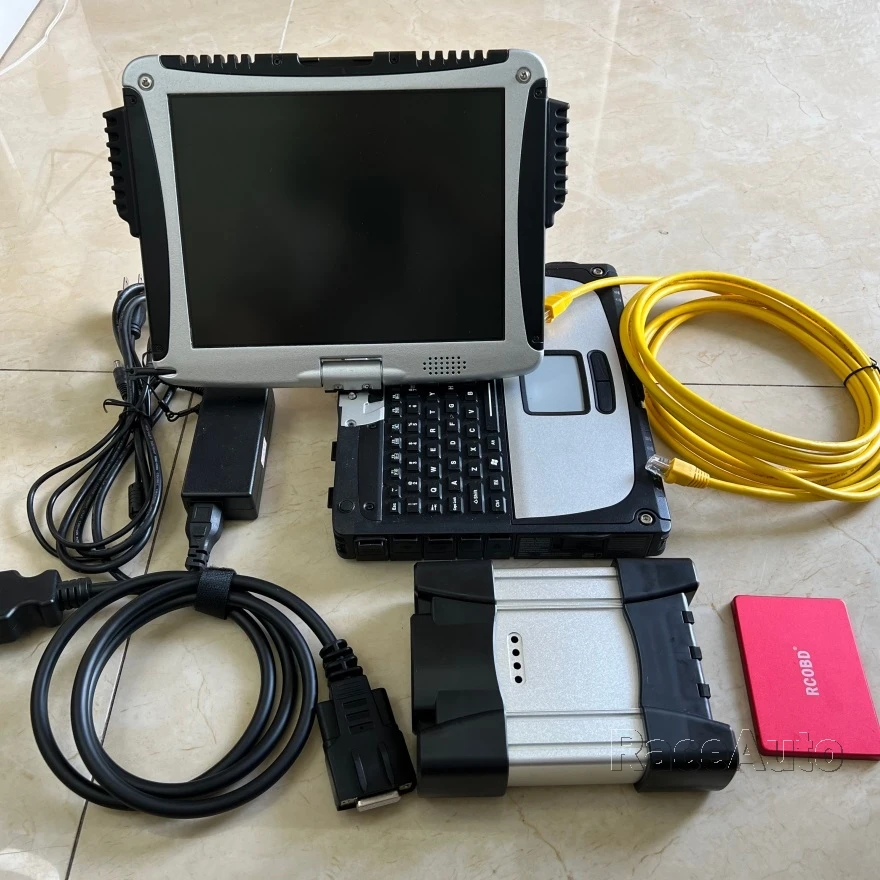 V11.2024 Software D 4.49 Icom Next for BMW Cars Mutiplexer OBD2 Cable Diagnose Tool Laptop Use CF19 I5 Computer 4G 1TB SSD Ready