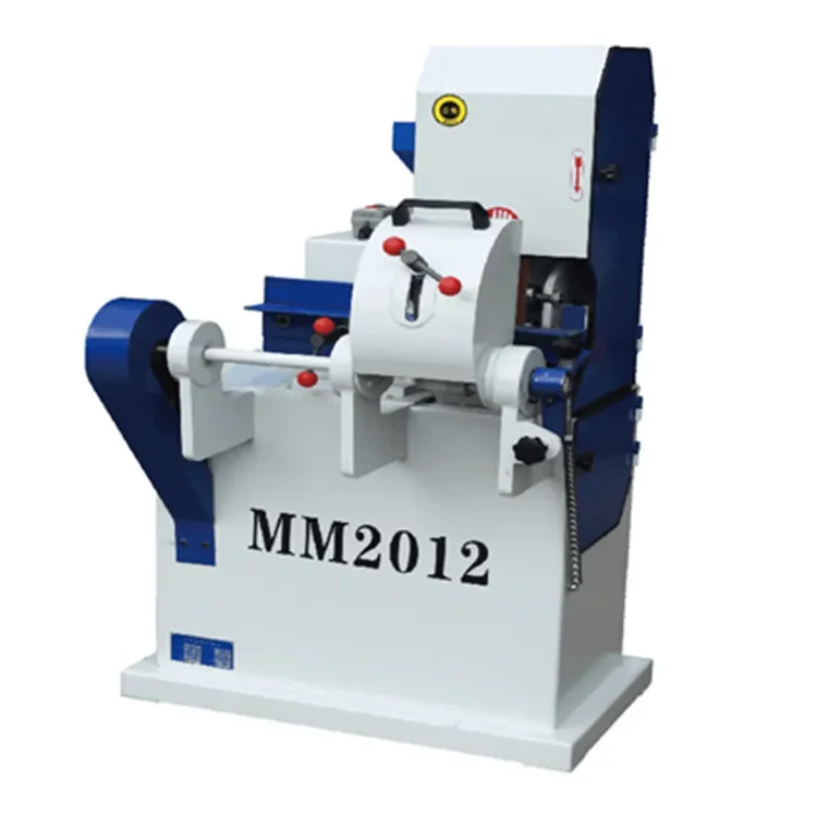 

Woodworking single and double belt round bar sanding machine Dust-free broomstick/iron bar vertical sanding machine