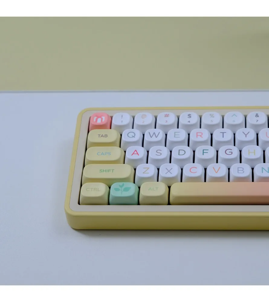 

Afternoon tea keycaps PBTXOA highly sublimated mechanical keyboard cap wooting