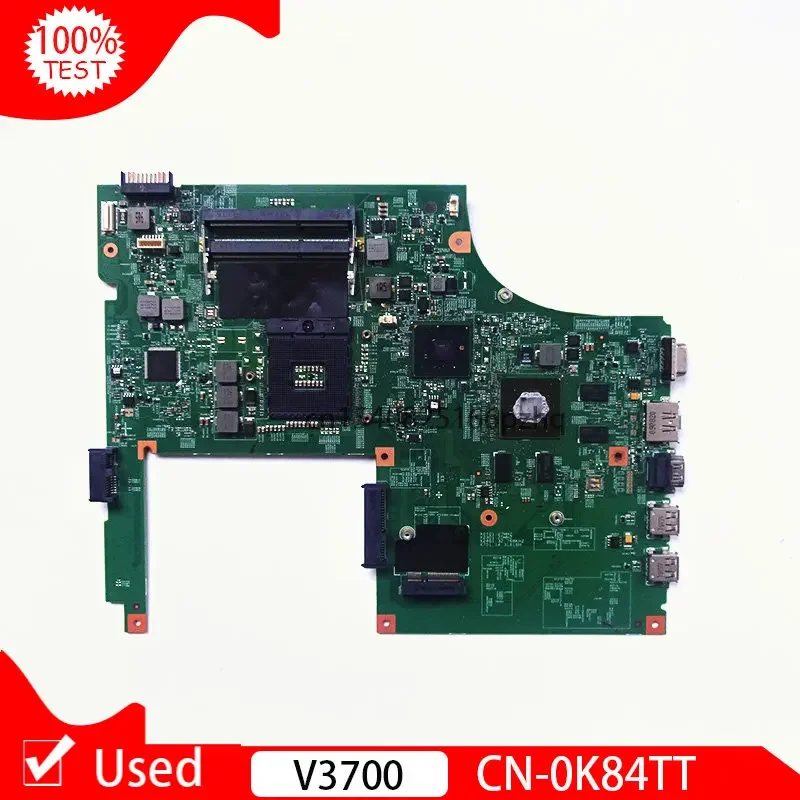 Used Laptop Motherboard For DELL Vostro 3700 V3700 HM57 Mainboard CN-0K84TT 0K84TT 09290-1 48.4RU06.011