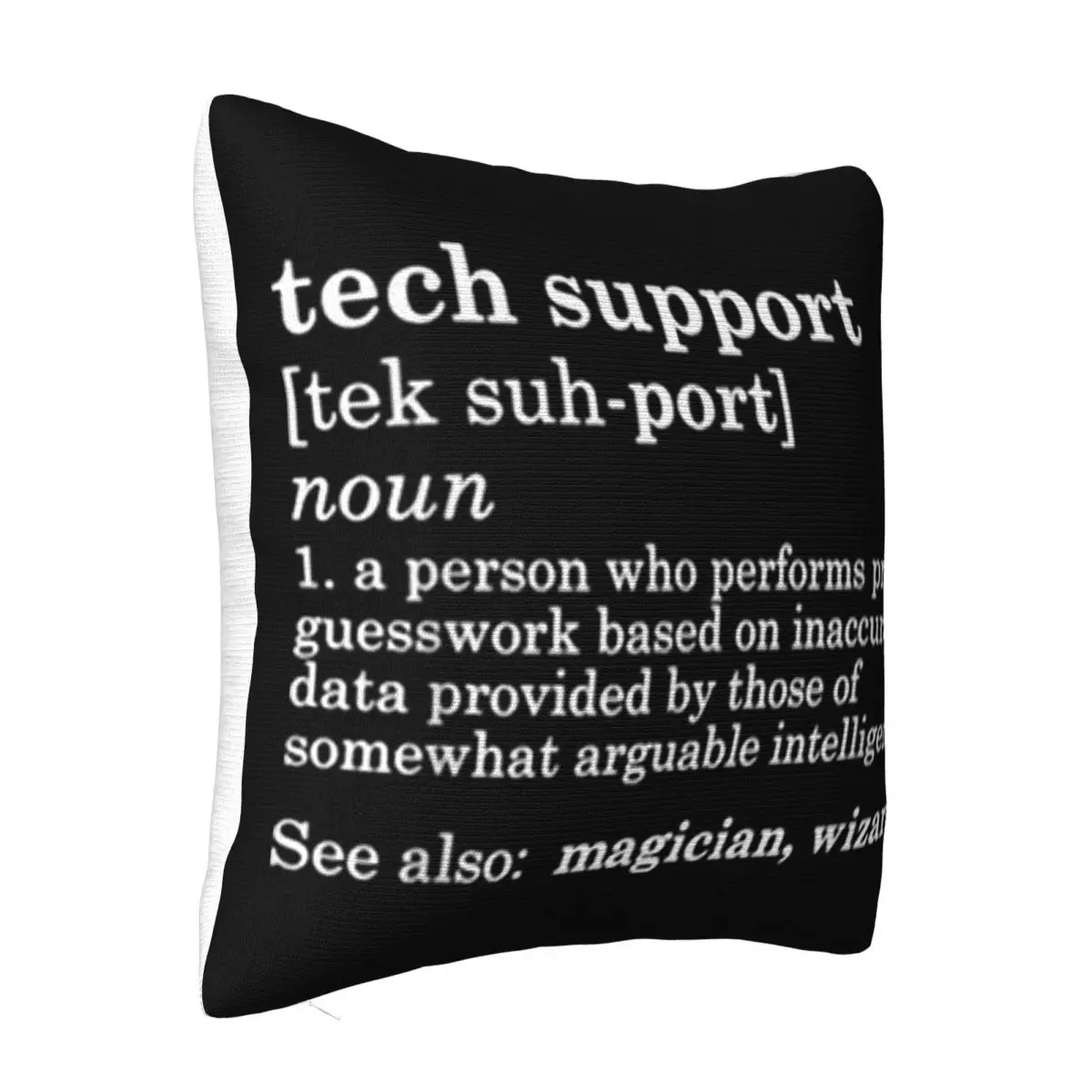 Tech Support Definition T Funny Fathers Day Gift Dad Best Selling Cool Sale Aesthetic Basic Pillow Case