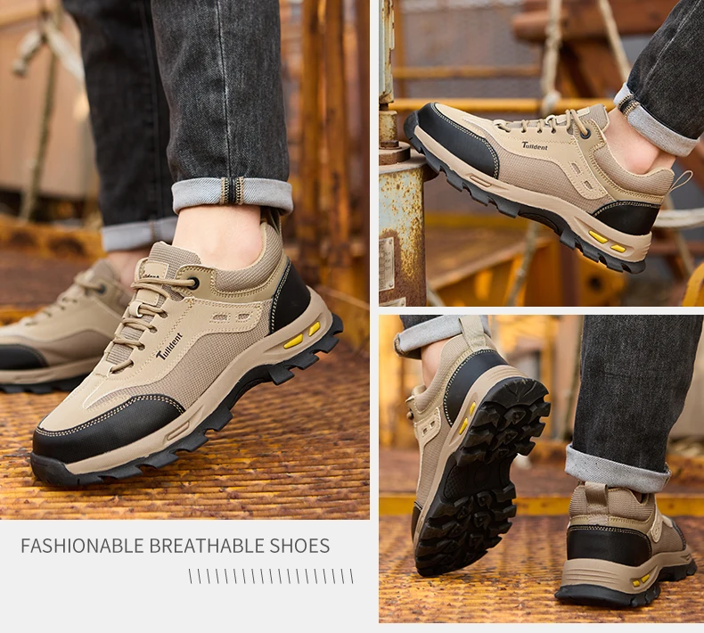 Neue Sicherheitsschuhe, Herren-Schutzschuhe, Arbeitsschuhe mit Schutz gegen Aufprall und Durchstich, Isolierte Schuhe, Arbeitsschutzstiefel – Detail 14