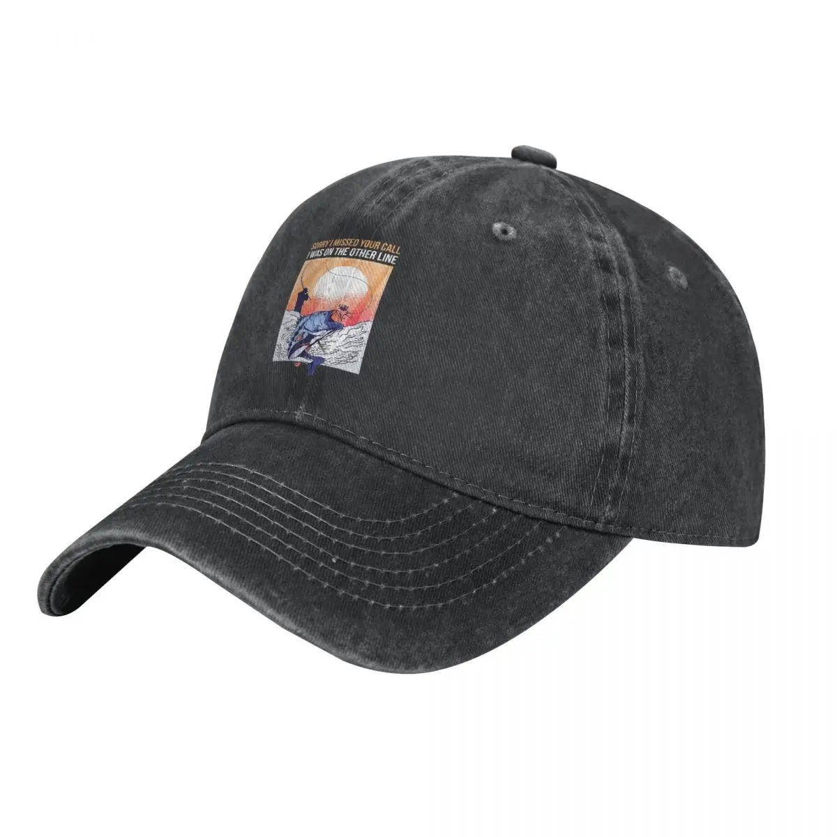 Pure Color Dad Hats I Was On The Other Line Women's Hat Sun Visor Baseball Caps Carp Fishing Fisher Peaked Cap