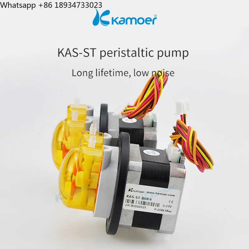 Kamoer KAS-ST Liquid Transfer Step Motor Low Pressure Electric Water Peristaltic Pump