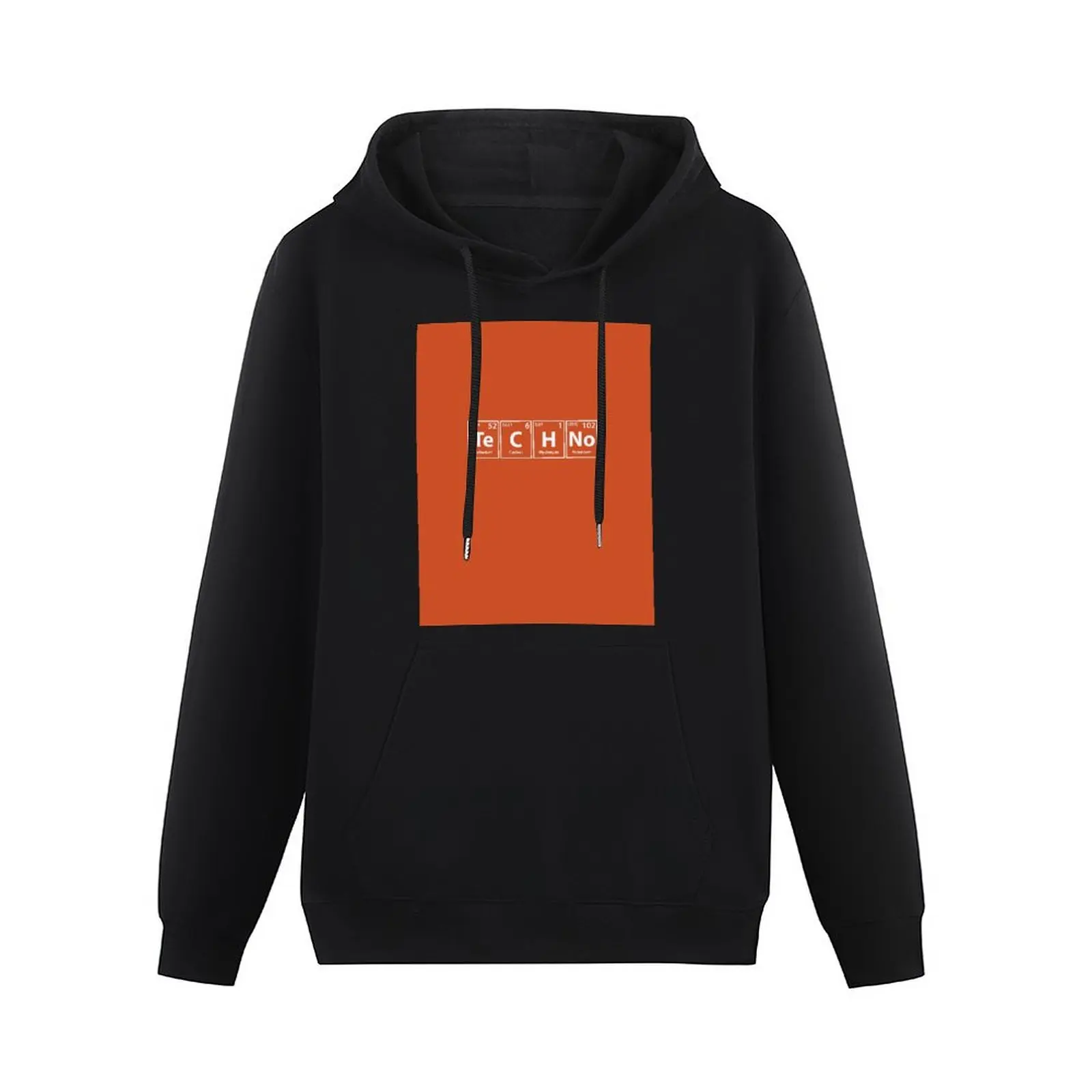 Techno (Te-C-H-No) Periodic Elements Spelling Pullover Hoodie men's clothes aesthetic clothing men hoodie