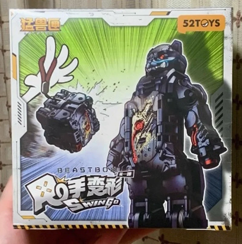 In Stock 52toys Beast Box Shake Hand Transform First Bullet 4cm One Click Transform Toy Blind Box Model National Creation Mech