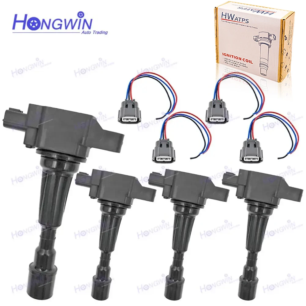 

4pcs ZJ4918100 Ignition Coil Fits Mazda 3 M3 1.6 M2 ZJ Z6 ZJ20118100A ZJ2018100 ZJ4918100 ZJ4918100A