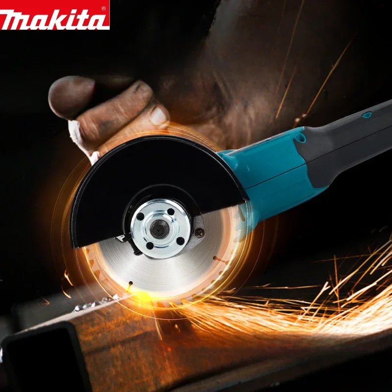 2025 Makita DGA404 125mm Brushless 18V Lithium Electric Angle Grinder Rechargeable Cutting Machine High Power Polishing Machine