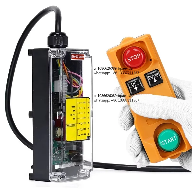 YU-2 2 Button 12V 24V 36V 220V 380V Volt Tail Lift Electric Hoist Crane Radio Wireless Remote Control