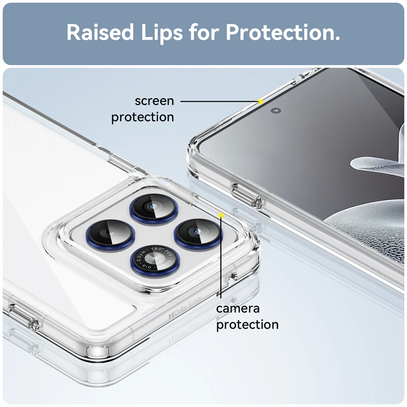 حافظة شفافة لهاتف موتورولا إيدج 70 حافظة سيليكون ملونة غطاء خلفي موتو إيدج 70 حافظة لهاتف موتو X70 اير إيدج 70 #2