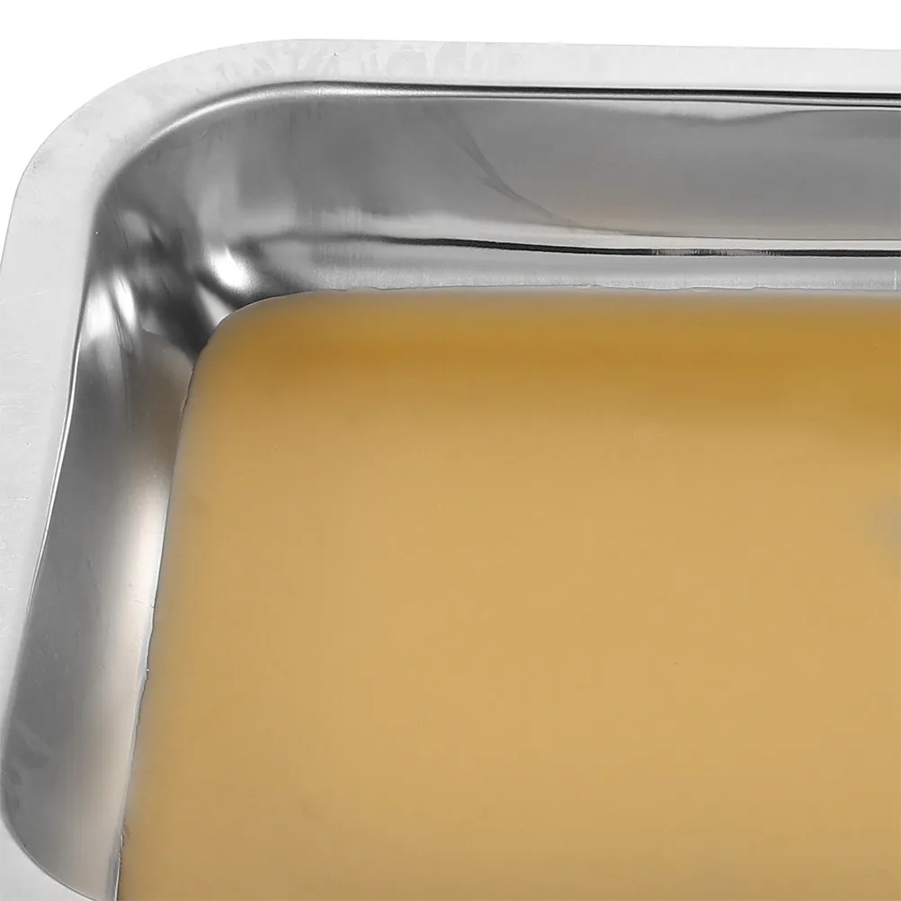 2Pcs Dissection Tray Stainless Steel Wax Coating Biology Lab Classroom School Experiments Long-Lasting Easy Clean