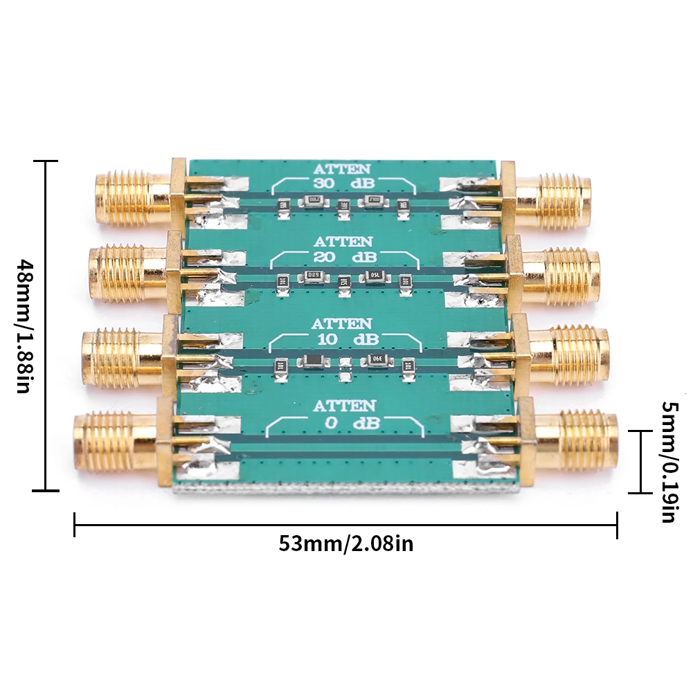 DC-4.0 جيجا هرتز RF المخفف الثابت SMA مزدوج أنثى رئيس ثابت المخفف وحدة 0dB 10dB 20dB 30dB RF إشارة الطاقة المخفف 200 ميجا واط #4