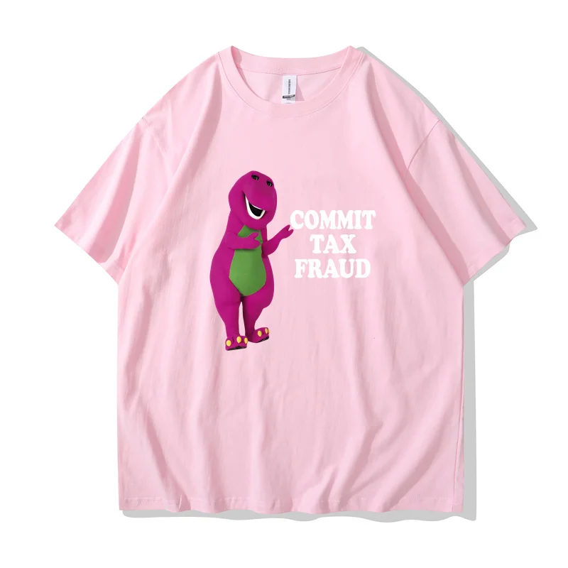 تلتزم بالضرائب تيشيرت نسائي بأكمام قصيرة برقبة دائرية ، تيشيرت هاراجاكو كرتون ، طباعة أحرف ، رسم ، كاجوال ، مقاس كبير #3