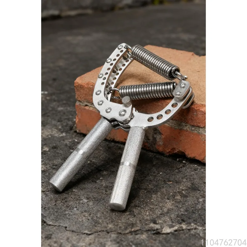 

Stainless Steel Hand Gripper Adjustable Resistance - Professional for Men & Women,Finger Strength Flexibility, Grip&Arm Training