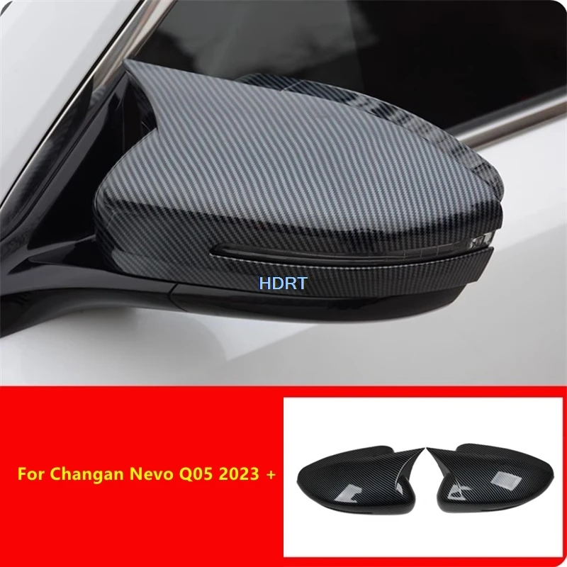 

For Changan Nevo Q05 2023 + Accessories Car Styling Side Reverse Mirror Frame Rear View Mirror Cover Reflector Mirror Housing