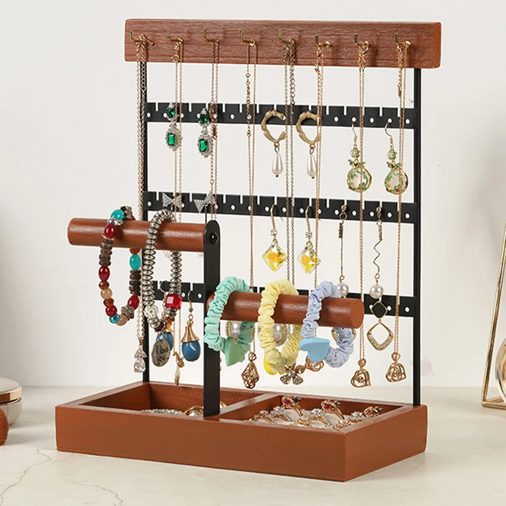 

Jewelry Earring Stand Home Supplies Storage Box Necklace Stands Holder Display Man