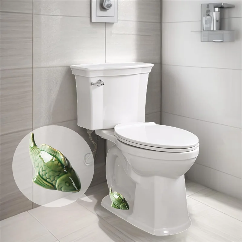 GOOD-Pish Tappi per bulloni per WC, divertenti copri bulloni per WC per pesci, parti di ricambio per WC Accessori decorativi per il bagno 1 PZ