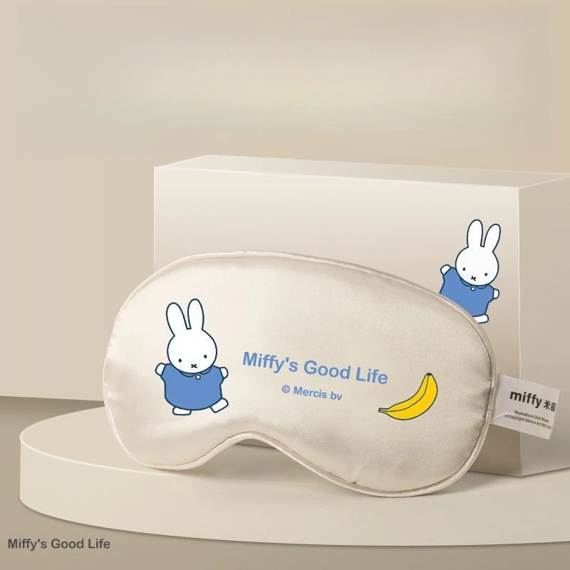 

New Kawaii Miffy Cute Cartoon Sleep Eye Mask Is Light-blocking and Breathable Which Can Relieve Eye Fatigue A Gift for Children
