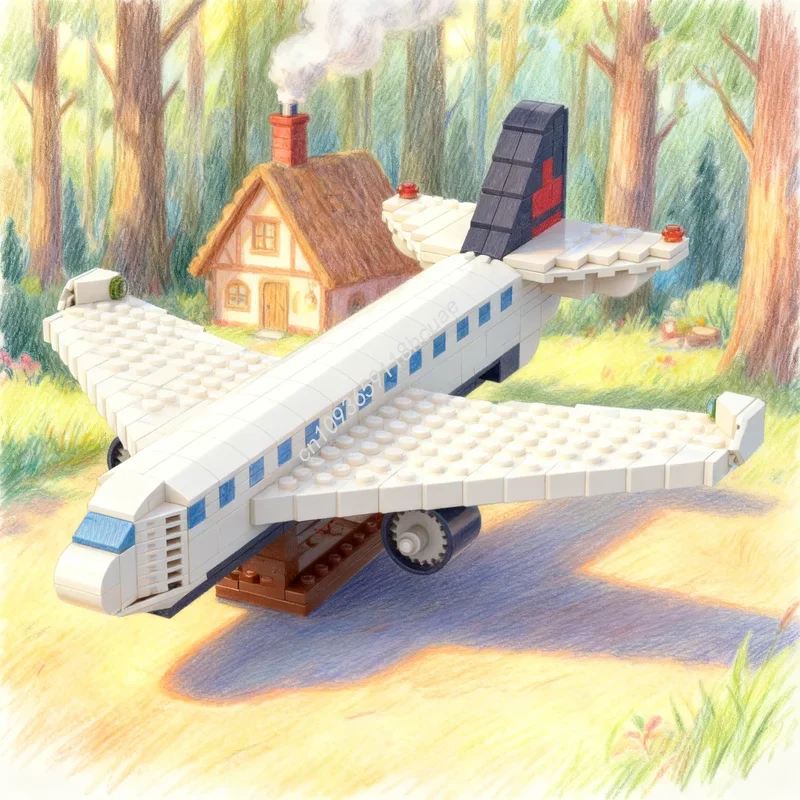 

412pcs MOC Delta City Airport Model Building Blocks Construction DIY Festival Gift Assemble Creative Education Brick Toys Idea