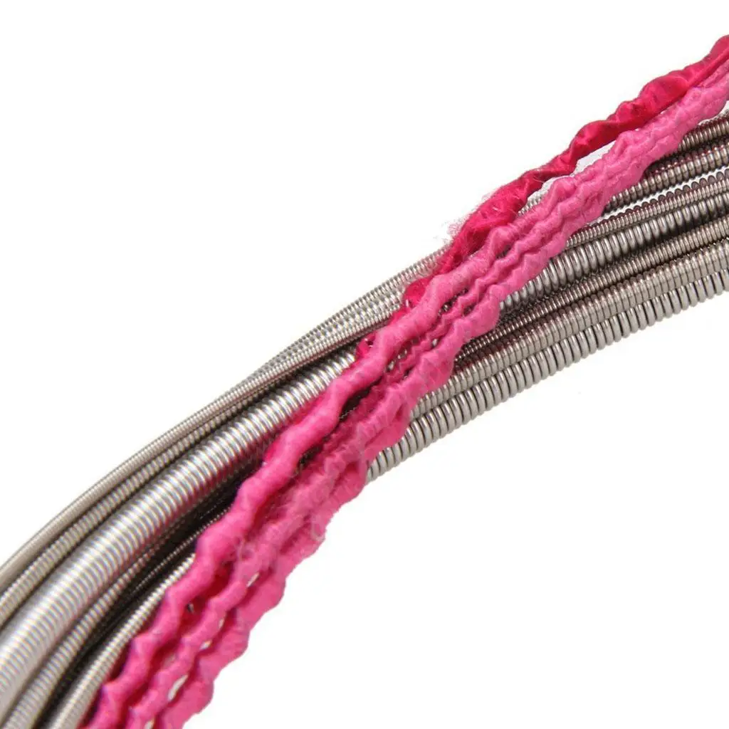 5 Stainless Strings Set Silver Bass Guitar Strings Precise Gauges for 5 String Bass Beginners