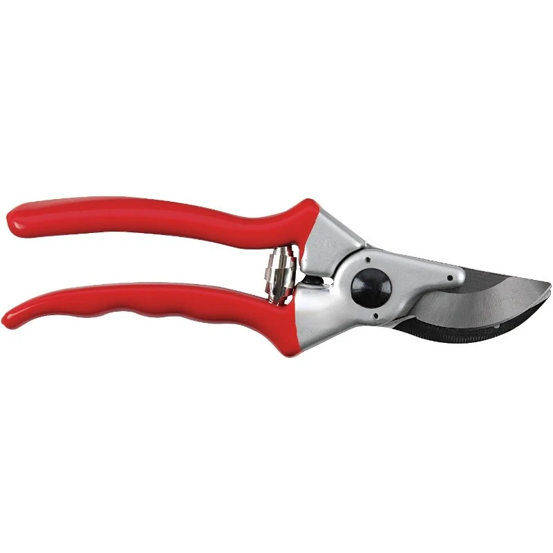 Forged Steel Blade Lightweight Aluminum Handles Bypass Hand Pruner-1 Inch Cut Capacity Stem and Branch Garden Shears, 1 in, Red