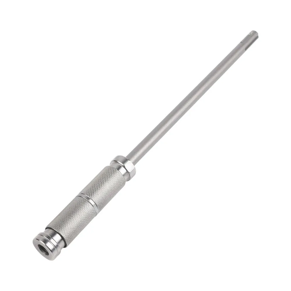 26cm Extension Rod for SDS Plus For Rotary Hammer Drill Mechanism Two Groove Round Shank Interface Steel Build