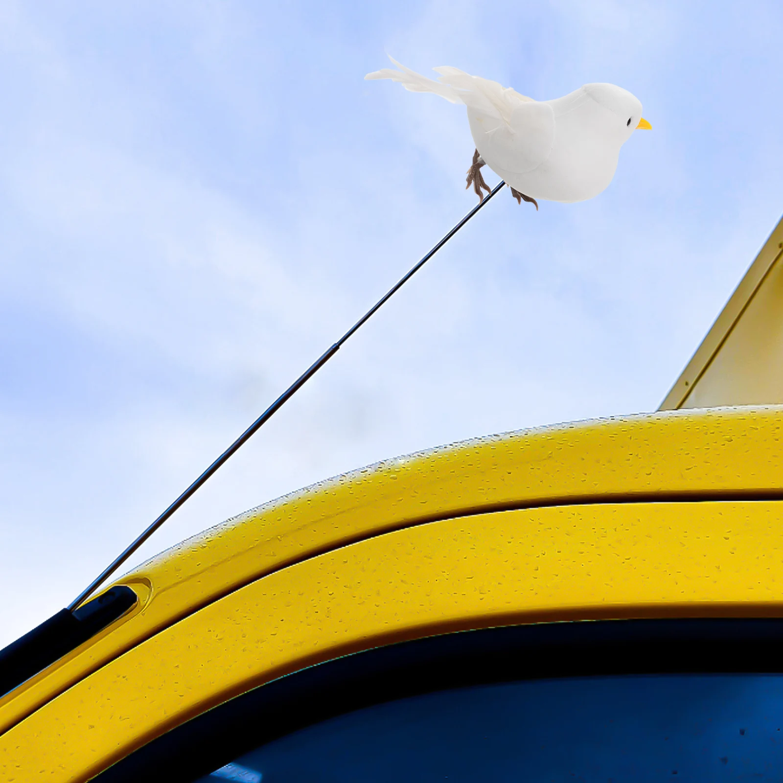 

Cute Cartoon Pigeon Car Roof Antenna Decoration Easy Installation Stylish Exterior Accessory Toppers Decorative Topper